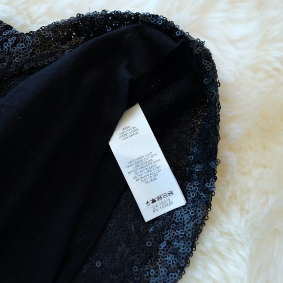 Joe Fresh Black Sequin Mini Skirt - Picture 9 of 9